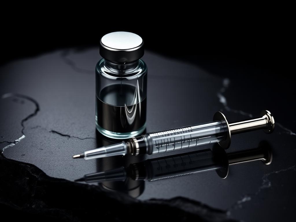 Protocol vial and syringe